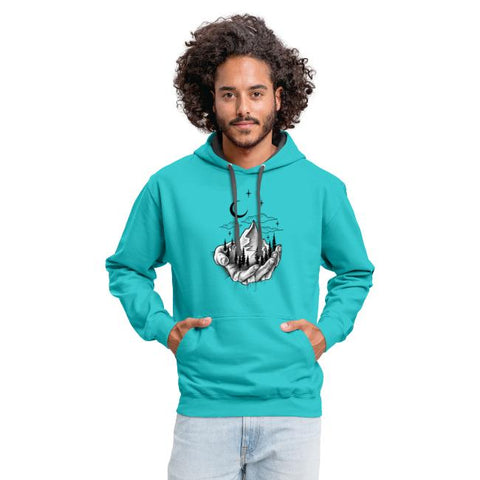 Contrast Colour Hoodie Contrast Colour Hoodie