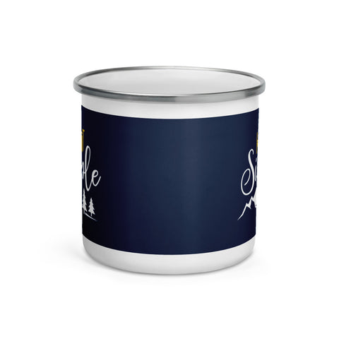 Keep it Simple Camping Enamel Mug Keep it Simple Camping Enamel Mug