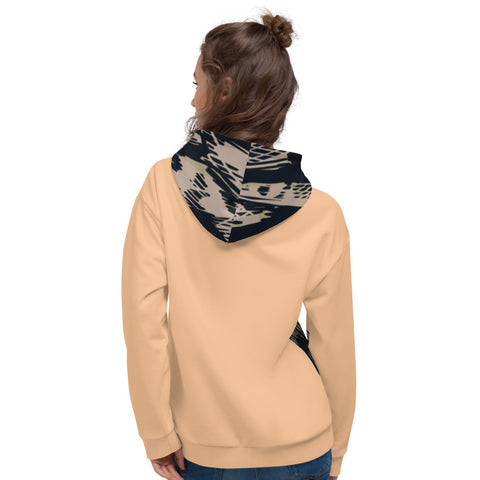 Orange Mountain Peaks Unisex Hoodie Orange Mountain Peaks Unisex Hoodie