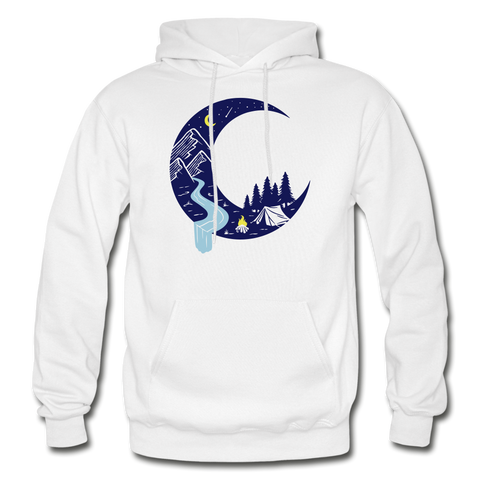 Gildan Heavy Blend Adult Hoodie - white Gildan Heavy Blend Adult Hoodie - white