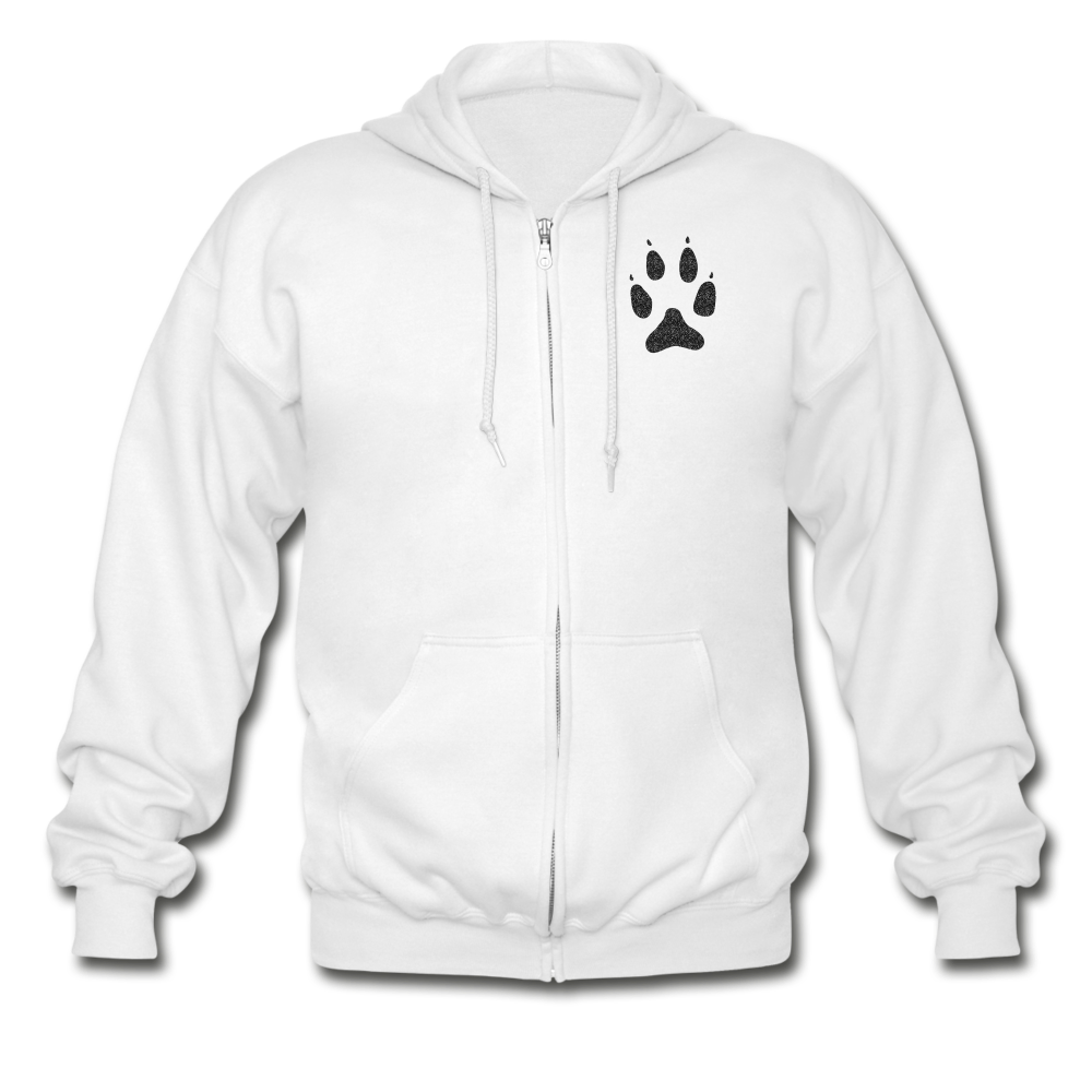 Gildan Heavy Blend Adult Zip Hoodie - white Gildan Heavy Blend Adult Zip Hoodie - white