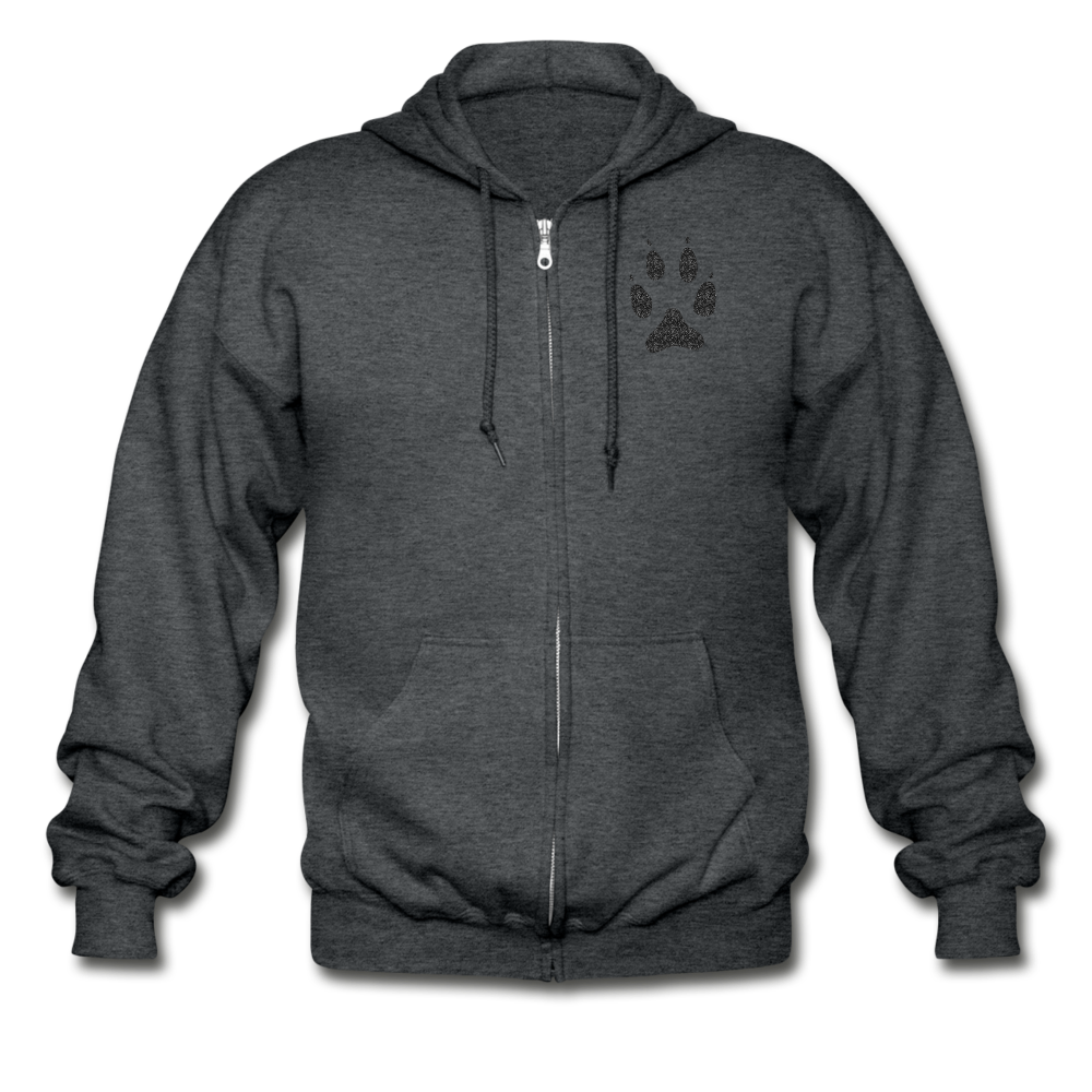 Gildan Heavy Blend Adult Zip Hoodie - deep heather Gildan Heavy Blend Adult Zip Hoodie - deep heather