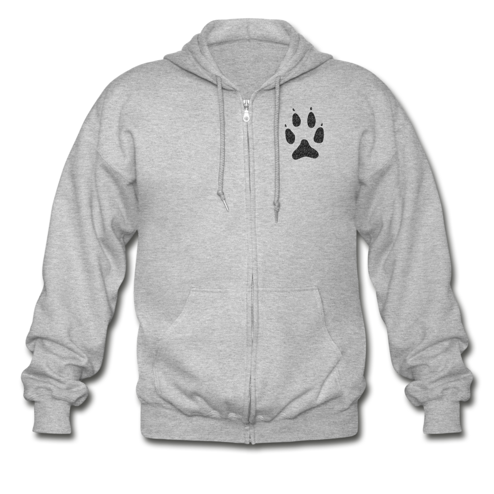 Gildan Heavy Blend Adult Zip Hoodie - heather gray Gildan Heavy Blend Adult Zip Hoodie - heather gray