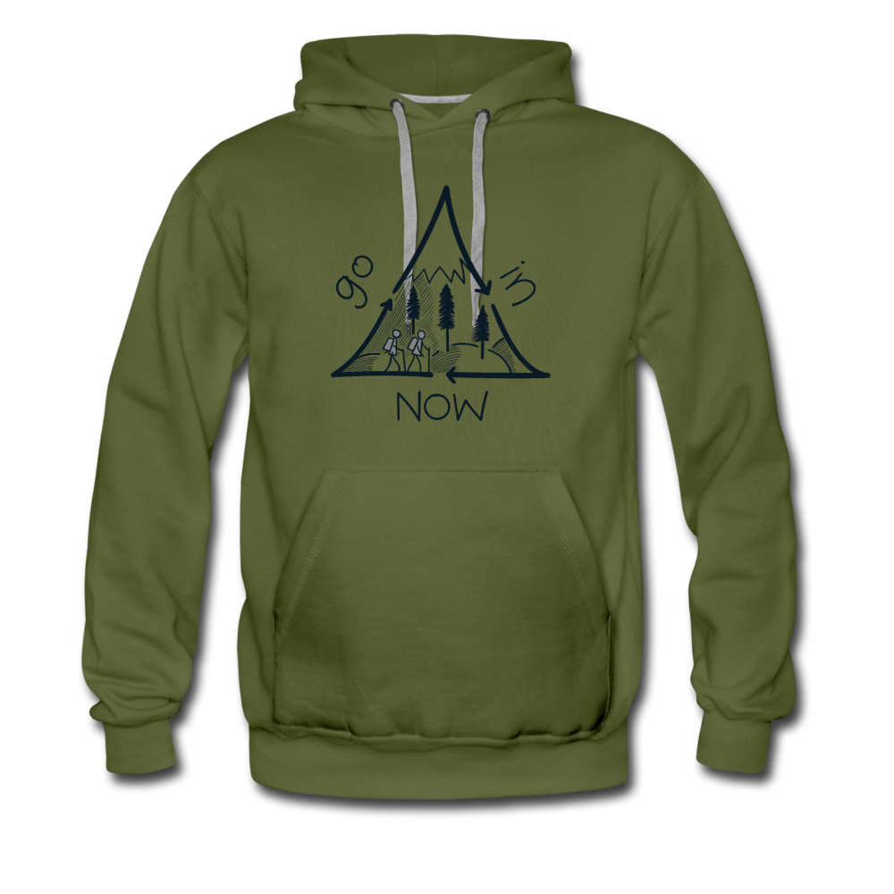 Men’s Premium Hoodie - olive green Men’s Premium Hoodie - olive green