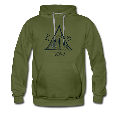Men’s Premium Hoodie - olive green Men’s Premium Hoodie - olive green