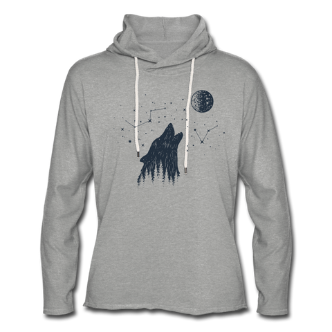 Unisex Lightweight Terry Hoodie - heather gray Unisex Lightweight Terry Hoodie - heather gray