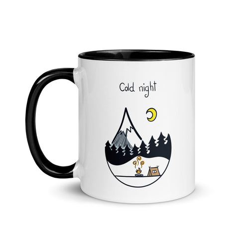 Colorful Camping "Cold Night" Mug Colorful Camping "Cold Night" Mug