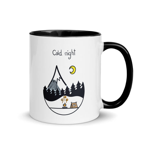 Colorful Camping "Cold Night" Mug Colorful Camping "Cold Night" Mug
