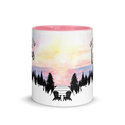 Life is Better at the Lake: Ceramic Mug with Inspirational Art Design-1 Life is Better at the Lake: Ceramic Mug with Inspirational Art Design-1