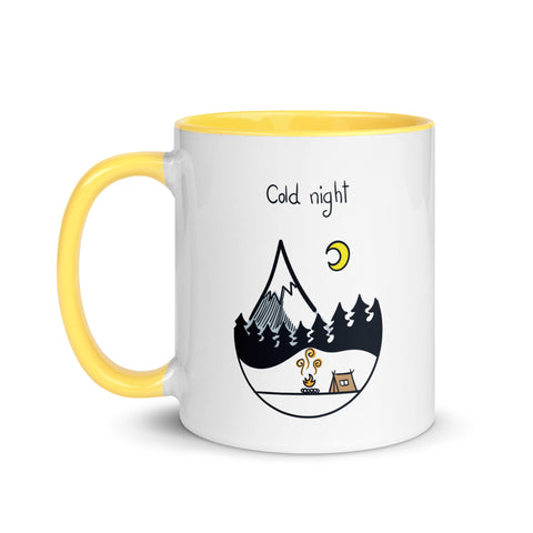 Colorful Camping "Cold Night" Mug Colorful Camping "Cold Night" Mug