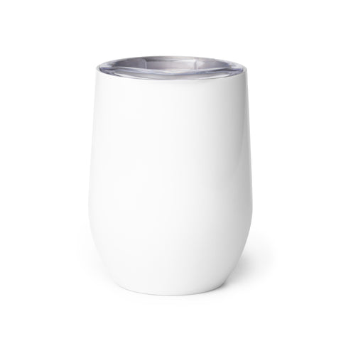 Elegant Wine Tumbler with Nature-inspired Design Elegant Wine Tumbler with Nature-inspired Design