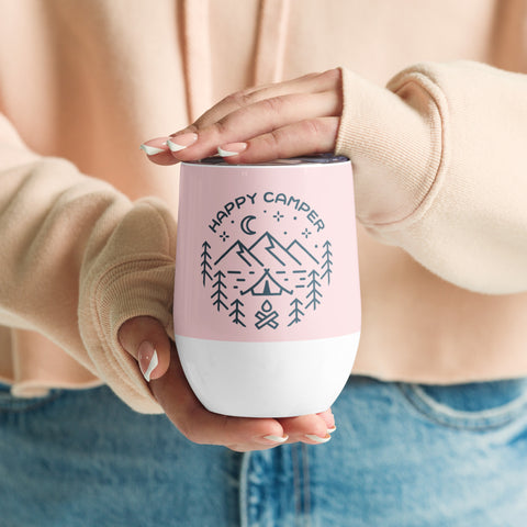 "Happy Camper" Wine tumbler "Happy Camper" Wine tumbler