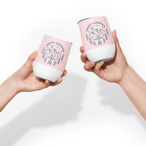 "Happy Camper" Wine tumbler "Happy Camper" Wine tumbler