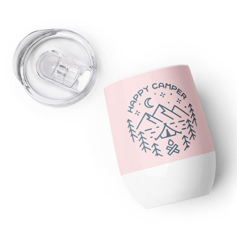 "Happy Camper" Wine tumbler "Happy Camper" Wine tumbler