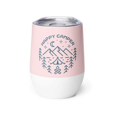 "Happy Camper" Wine tumbler "Happy Camper" Wine tumbler