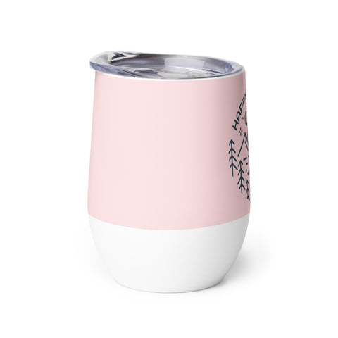 "Happy Camper" Wine tumbler