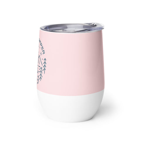 "Happy Camper" Wine tumbler