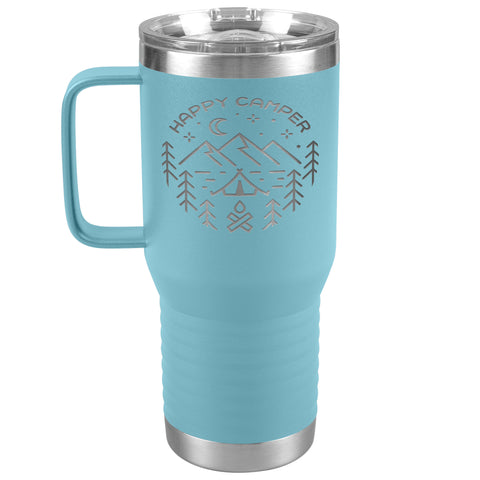 Happy Camper Camping Travel Tumbler