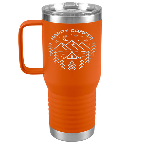 Happy Camper Camping Travel Tumbler