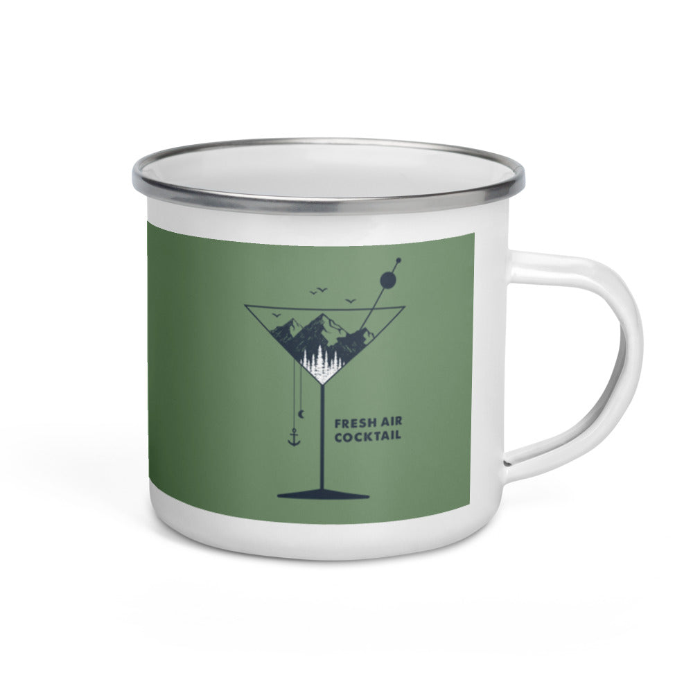 Fresh Air Cocktail Enamel Mug