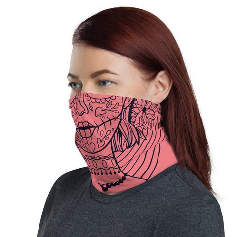 Calavera Lady Multifunctional Face Mask Headwear Neck Gaiter All Elements Protection - butiksonline