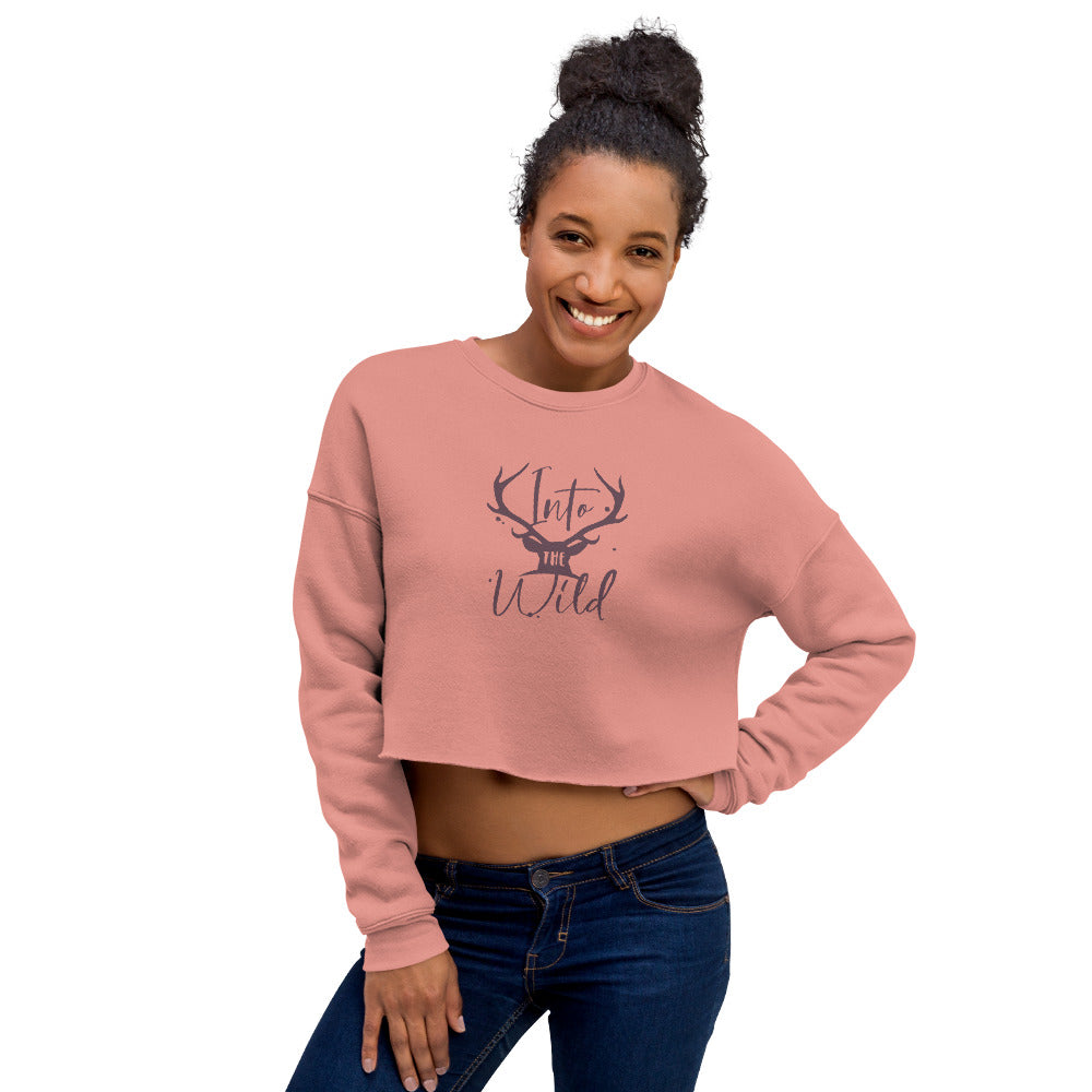 Into The Wild Women's Crop Sweatshirt - butiksonline