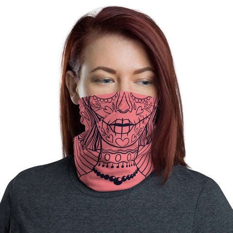 Calavera Lady Multifunctional Face Mask Headwear Neck Gaiter All Elements Protection - butiksonline