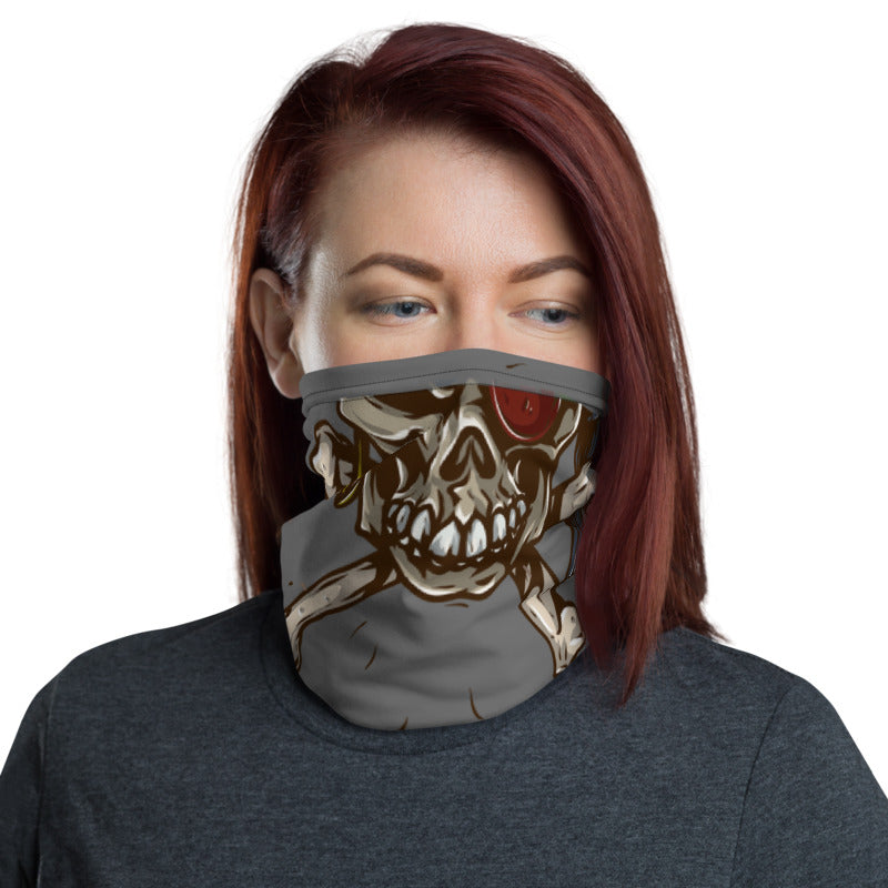 Pirate Skull Multifunctional Face Mask Headwear Neck Gaiter All Elements Protection - butiksonline