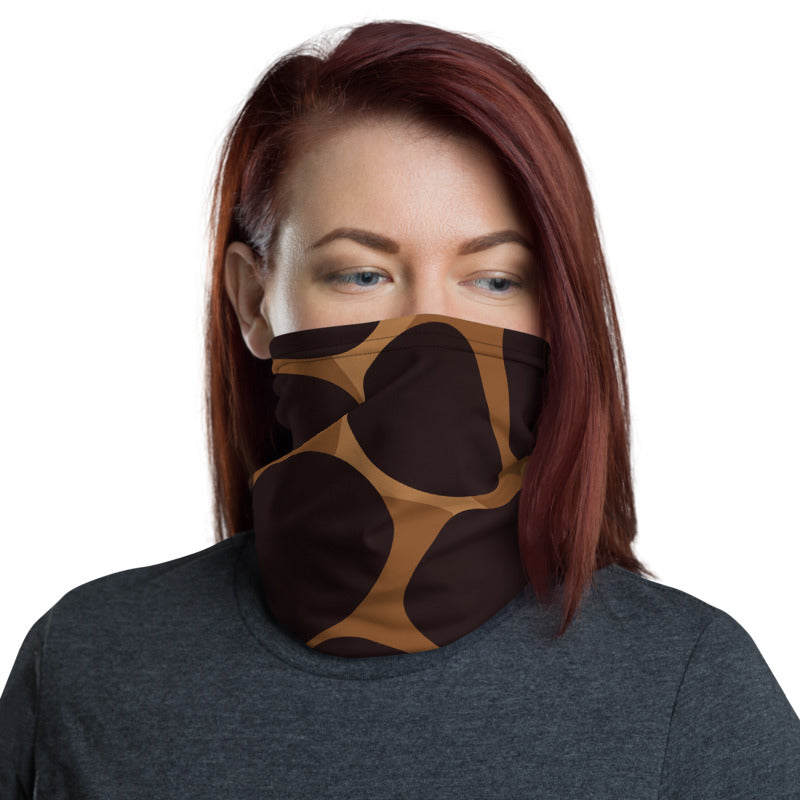 Giraffe Skin Pattern Multifunctional Face Mask Headwear Neck Gaiter All Elements Protection - butiksonline