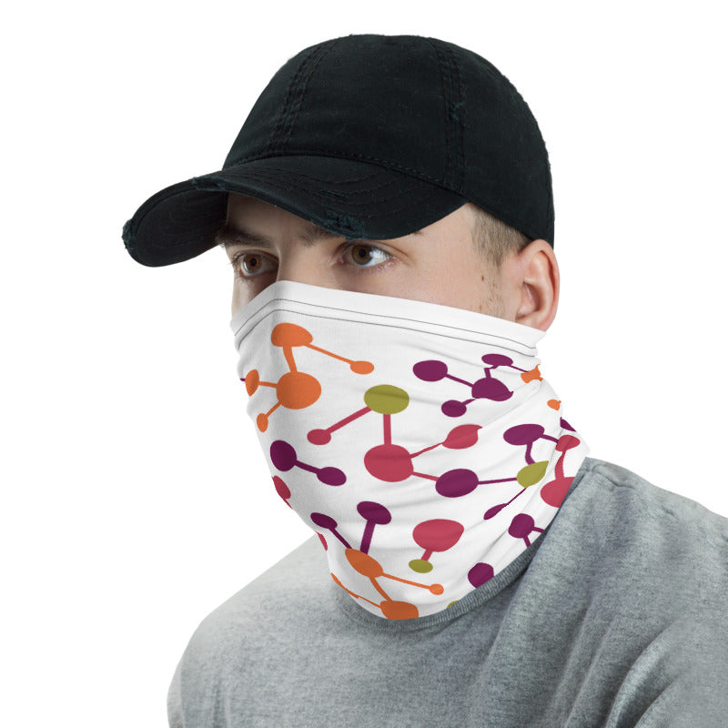 Cool Geometric Pattern Multifunctional Face Mask Headwear Neck Gaiter All Elements Protection - butiksonline