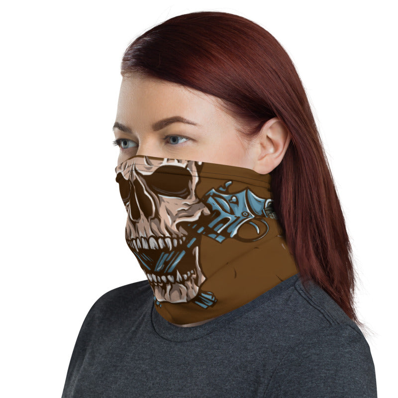 Gunzi Skull Multifunctional Face Mask Headwear Neck Gaiter All Elements Protection - butiksonline