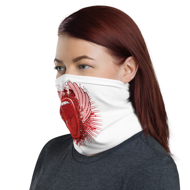 Screaming Mouth Multifunctional Face Mask Headwear Neck Gaiter All Elements Protection - butiksonline