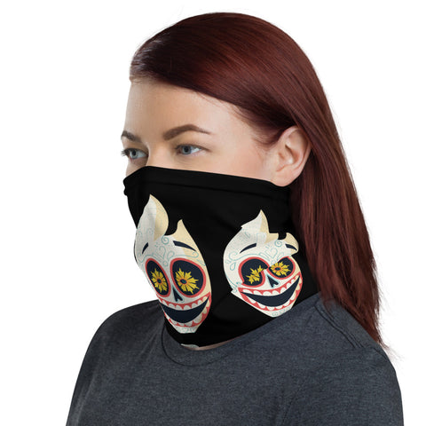Funny Skull Multifunctional Face Mask Headwear Neck Gaiter All Elements Protection - butiksonline