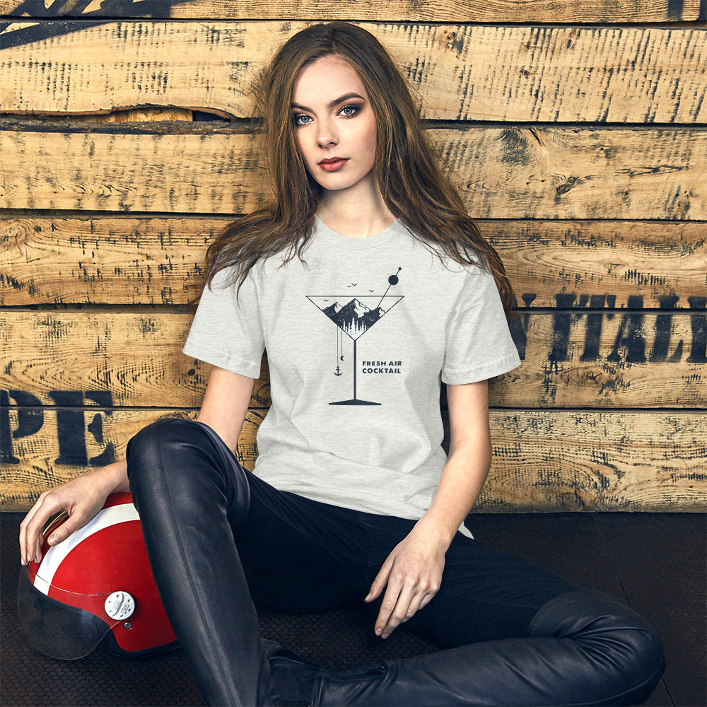 Fresh Air Cocktail Short-Sleeve Unisex T-Shirt