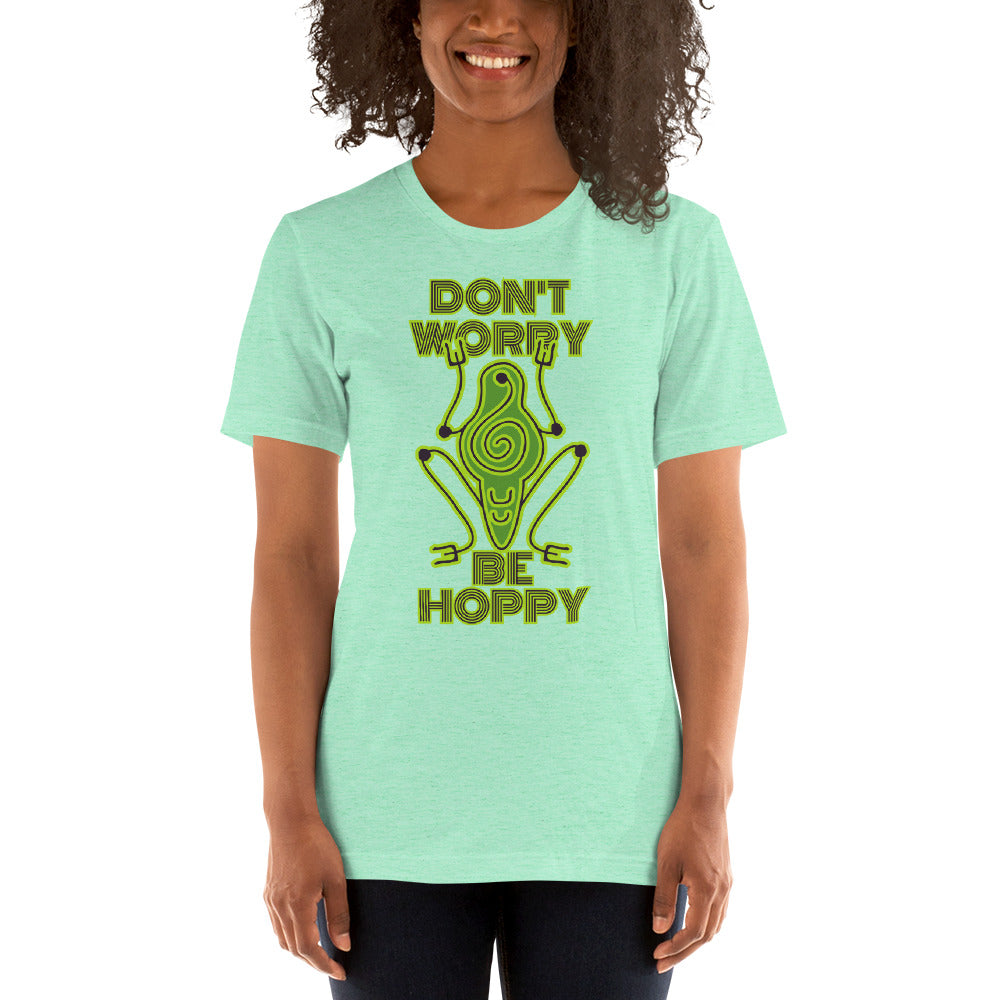 Don't Worry Be Hoppy Short-Sleeve Unisex T-Shirt