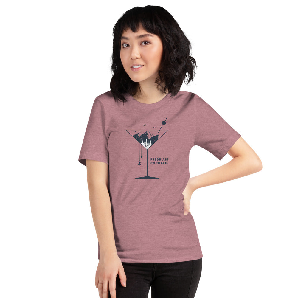 Fresh Air Cocktail Short-Sleeve Unisex T-Shirt