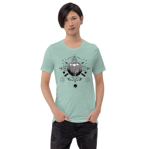 Mountain Compass Short-Sleeve Unisex T-Shirt