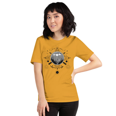 Mountain Compass Short-Sleeve Unisex T-Shirt
