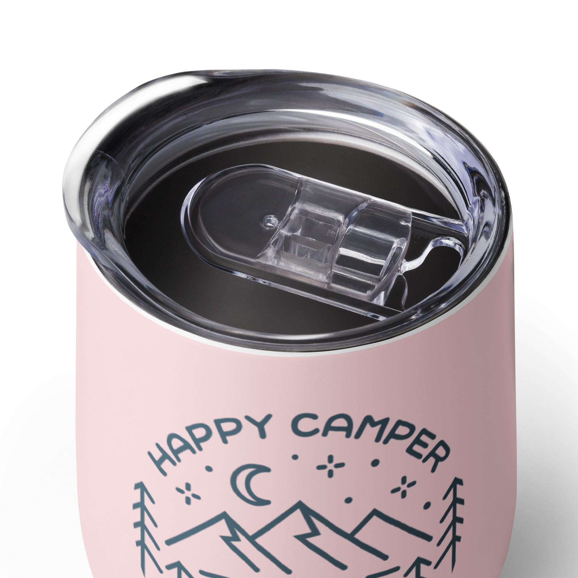 "Happy Camper" Wine tumbler